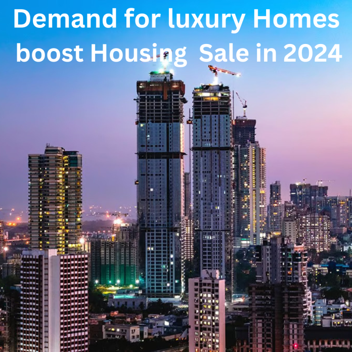 Housing sale Soar in 2024 - Knight Frank India Report